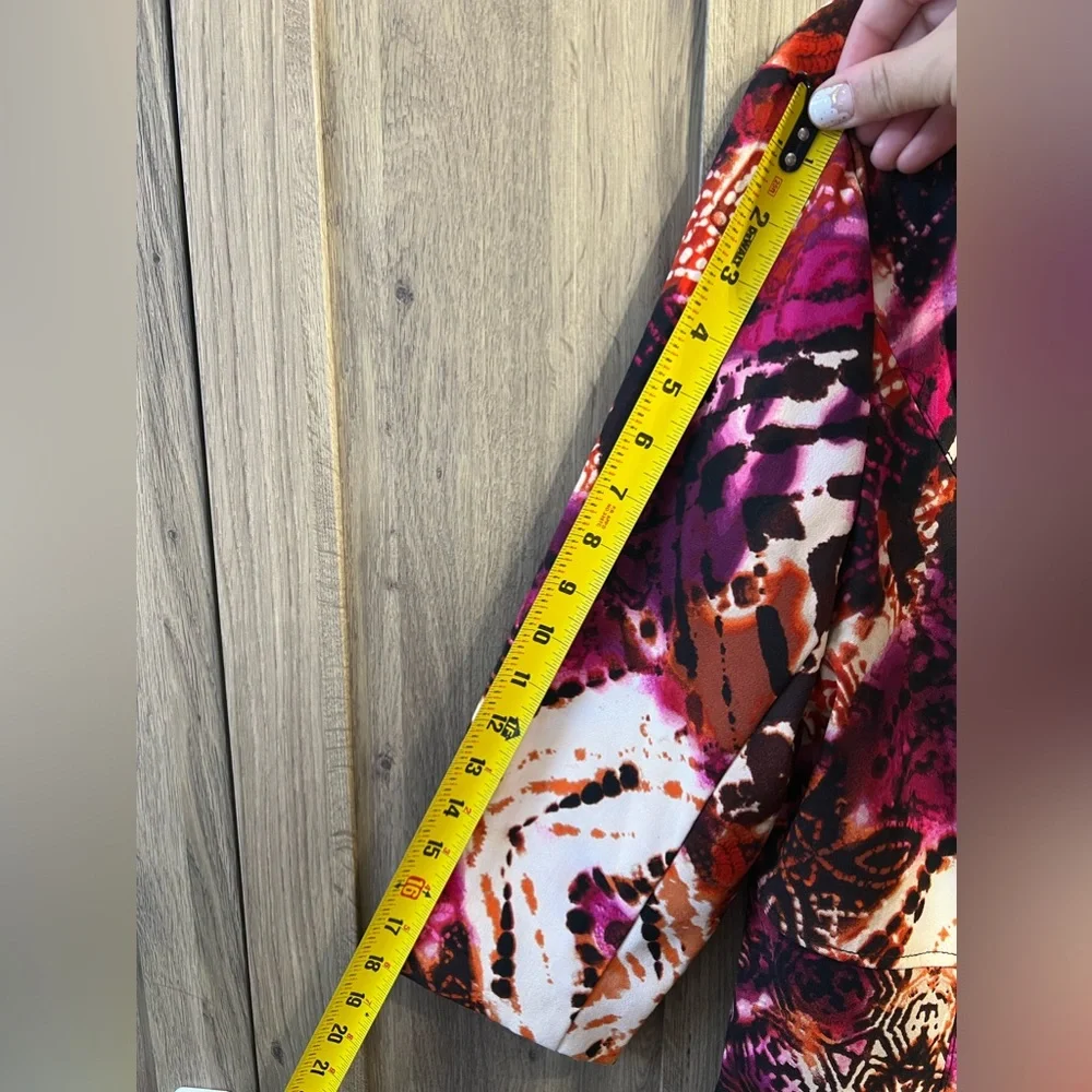 Molly & Maxx Jacket Size Medium Full Zip Lined 3/4 Sleeve - Picture 6 of 7